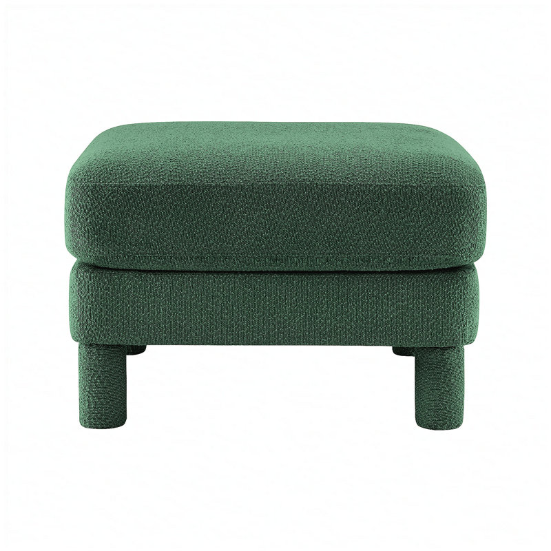 Repose-pieds Lucas - polyester-vert, Vert