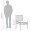  Chaise de jardin grise et brune