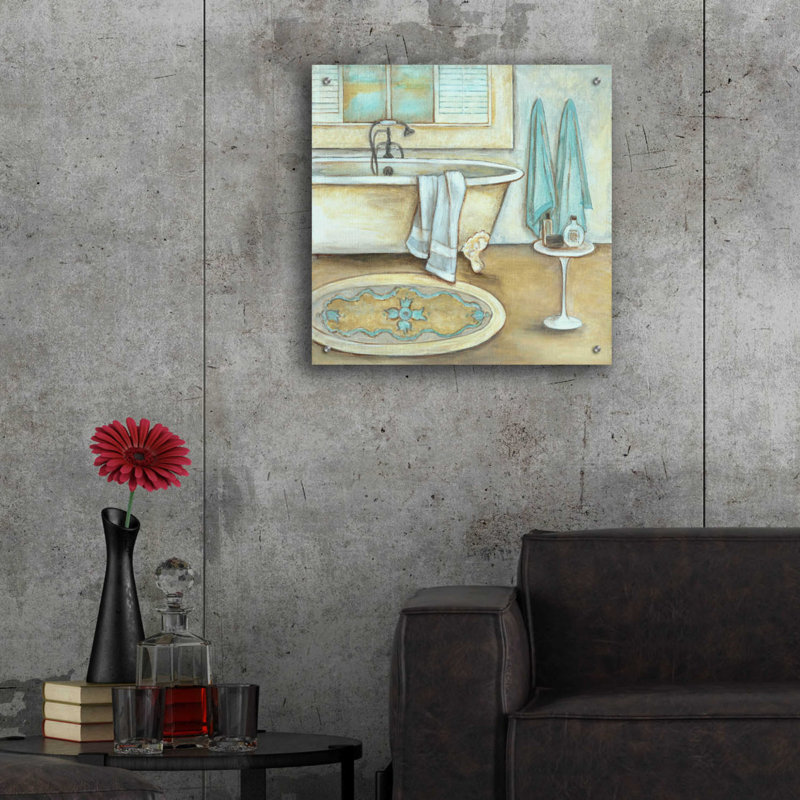 «Soft Bath II» par Inconnu JD, H 24 po x l 24 po x P 0,2 po
