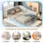 Jivko Upholstered Daybed with Headboard and Armrest-2126597118-2126597117