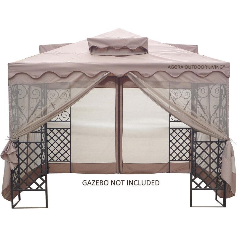 Palladian Pacific Currents Beige Fabric Screen