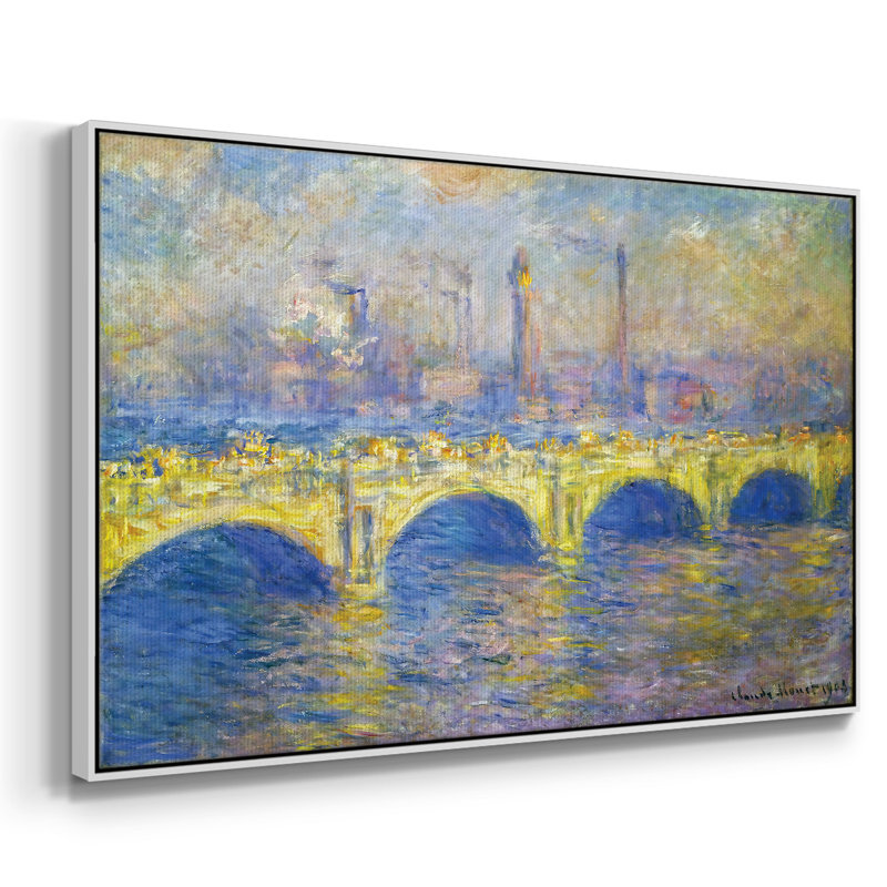 Waterloo Waterloo, Sunlight Effect, 1903 02, reproduction d'art sur toile, H 27 po x l 41 po x P 2 po, Blanc