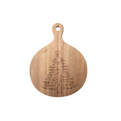 Acacia Paddle Serving Tray Tree