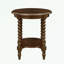 Table de bout ronde avec tablette