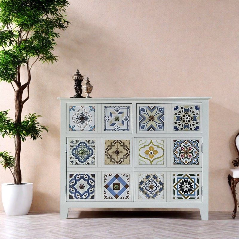 White Entryway Cabinet
