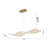 57-Light Gold Dimmable LED Chandelier With White Acrylic Diffusers