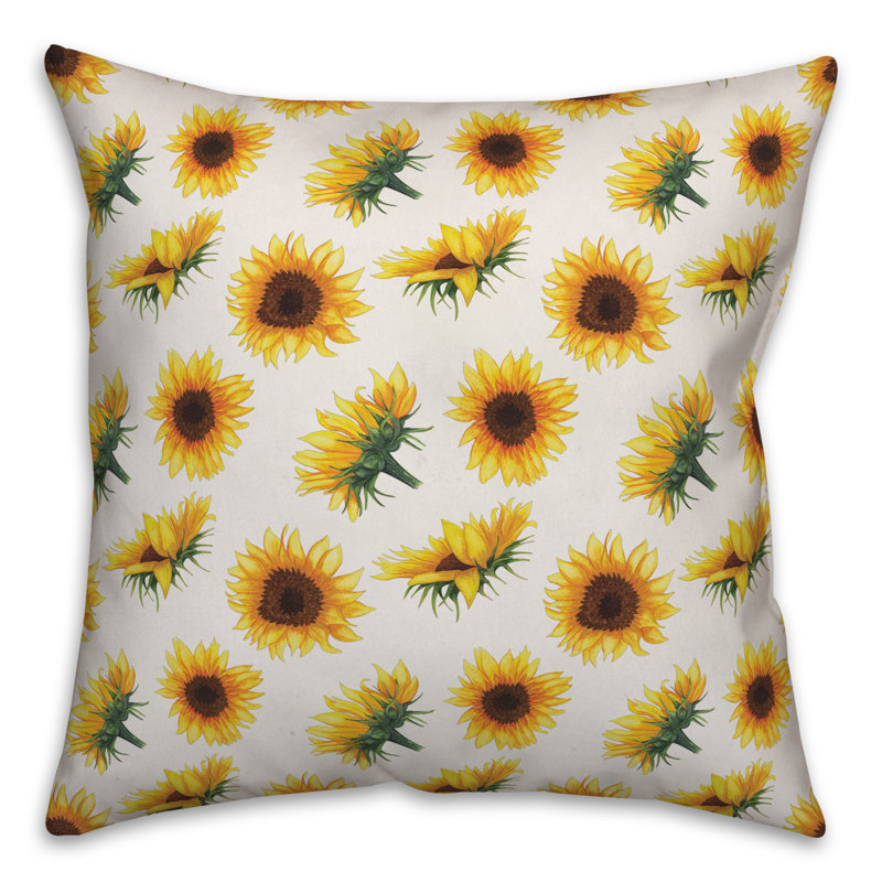 Coussin Sunflower, 18 po x 18 po