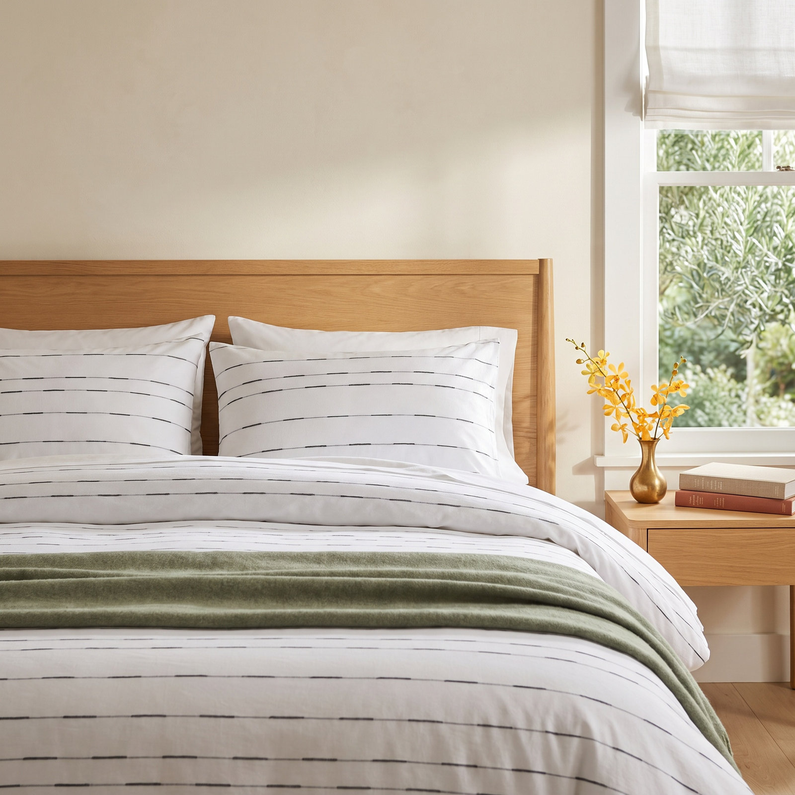 Zari Cotton Duvet Cover Set, King Duvet Cover + 2 Standard Shams, Gray