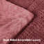 Couverture douce en molleton Victoria - texture vison et double couche-121894190-121894193