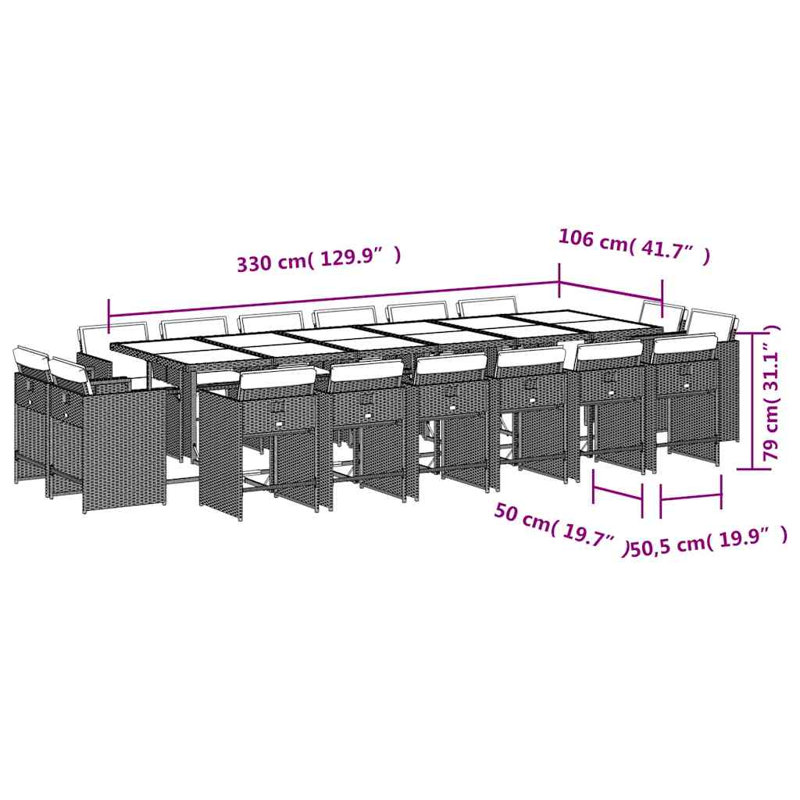 Patio Dining Set with