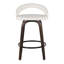 Ensemble de tabourets de bar pivotants contemporains en similicuir-485658227