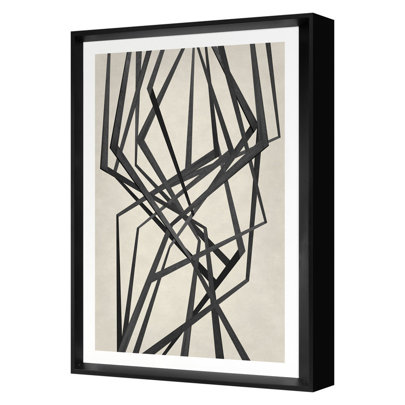 «Fall 2021 Structures 8», impression encadrée sur papier par Paul Taylor, H 40 po x l 28 po