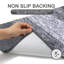 Rinkins Microfiber / Microsuede Non-Slip Bath Rug