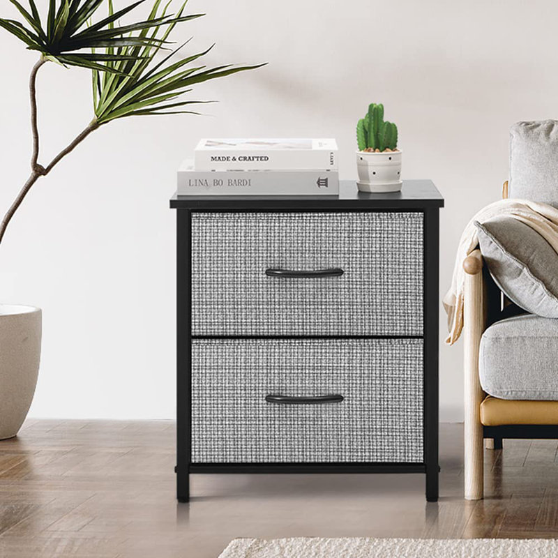 Commode Torree, Noir / blanc