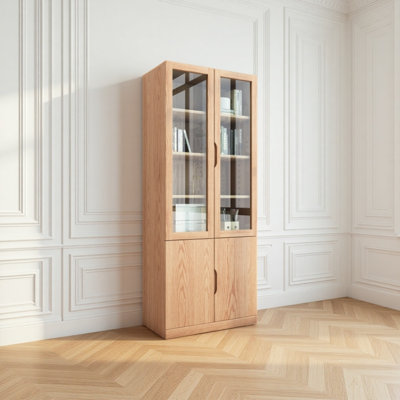Large capacity floor standing bookcase