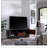 Blynn Midcentury Modern Media Console Stable support, multi-functional design