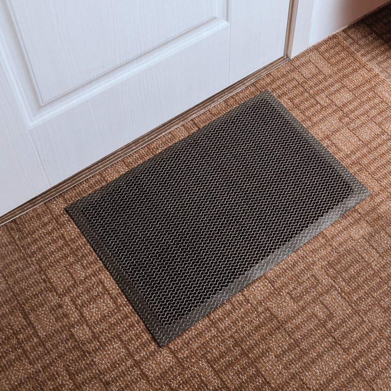 Doortex Meshmat Entrance Mat, Metallic Gray - 31" x 47", Metallic Gray, 31" W x 47" L