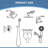 Wall Mounted Solid Brass Complete Shower System,5 Functions Shower Kit With Rough-In Valve-122272242