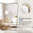 Contemporary Concave Scalloped Irregular Bathroom Vanity Mirror | Stainless Steel Frame-1125657032-1109025367