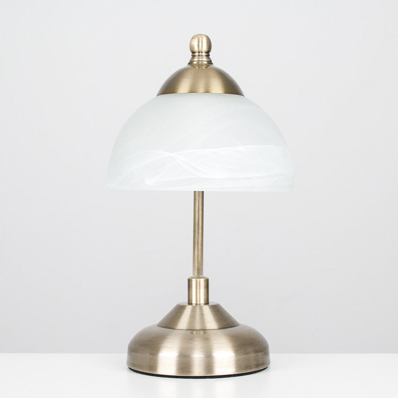 Woodside Metal Arched Lamp, Antique Brass