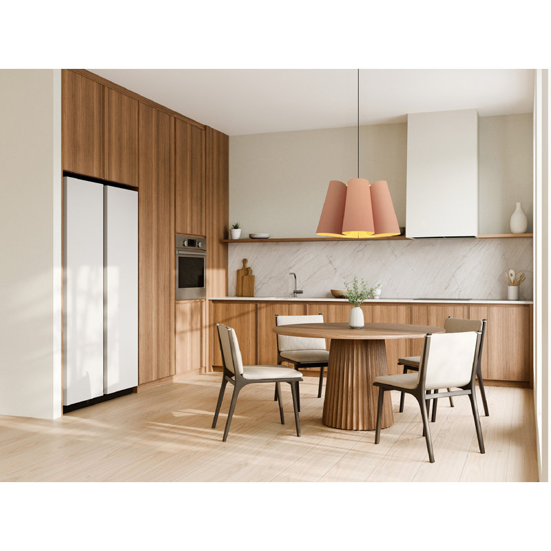 Luminaire suspendu simple 1 lumière Julieta, Rose