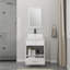 Ensemble de meuble-lavabo simple 24 po avec miroir Andrais-694830696-691295632