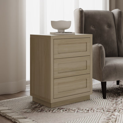 29.8'' H X 23.6'' W 3-Drawer End Table(Single)