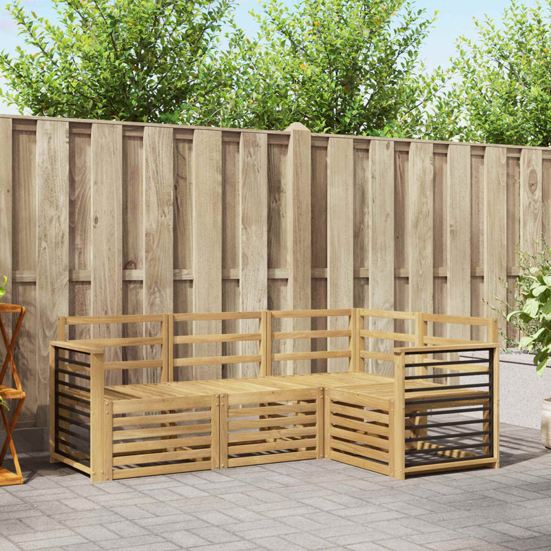 187.5cm Wide Patio Sectional Set