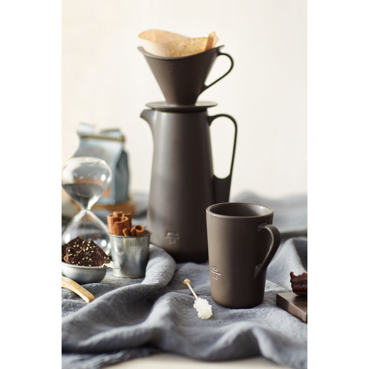 Magenta Rae Dunn Heritage Icon 4 Piece Coffee Mug Set & Reviews