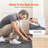 - Slip-Resistant Rug Pad - Protective Cushioning Carpet Pad - 9' X 12' - 1/4"Thick - Dual Surface - Polyester Felt + Latex - Gray - 10-11㎡ Area Carpet Padding Rug Cushion Safe For All Floors-101903792