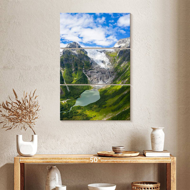 Alvord Idyllic Boyabreen Glacier, 38" H x 24" W