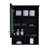 Bathroom Mirror Cabinet with Three Hidden Shelves and Two Open Shelves-204859337