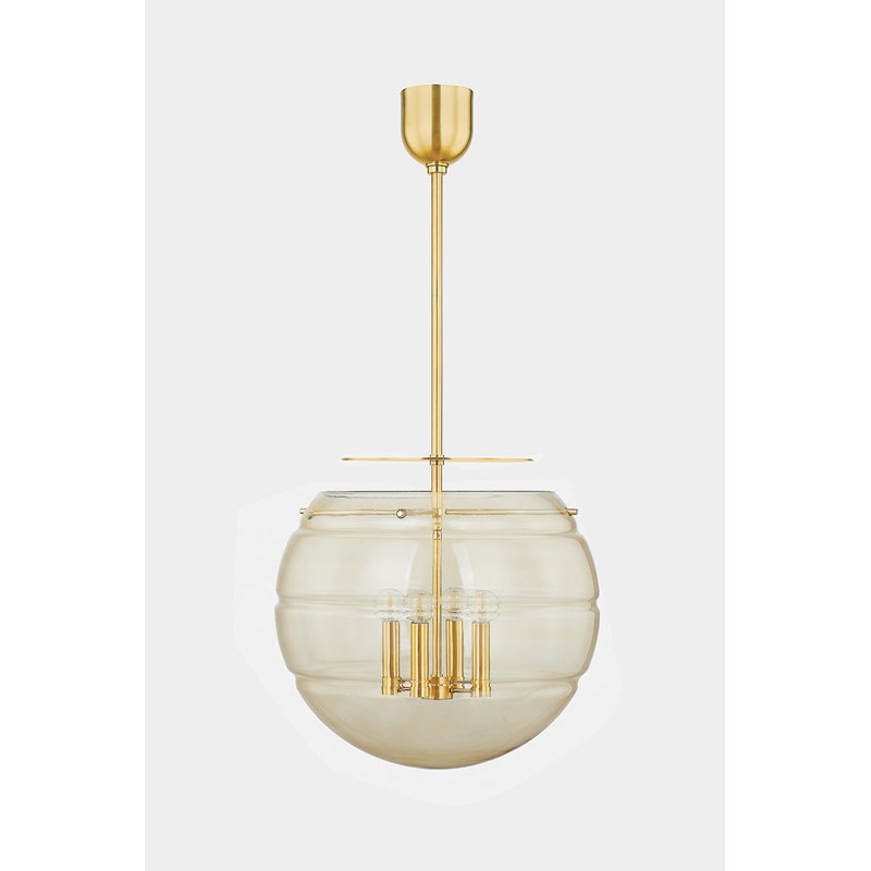 GILL PENDANT, 20" H x 19.5" W x 19.5" D