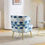 Fauteuil d'appoint en tonneau 2 pièces avec coussin lombaire