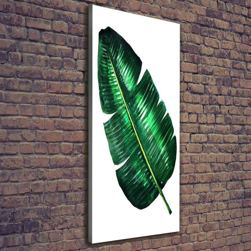 Banana Leaf - Wrapped Canvas Print