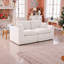 Canapé modulaire 80,31 po 2 places modulaire avec housses en velours côtelé-1268160684