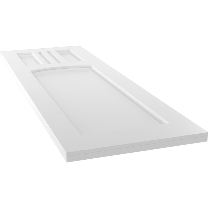 Volets à fixation fixe en PVC True Fit San Miguel, Sans finition, 15", 55"