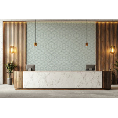 Glint Point - Pale Mineral Blue Wallpaper