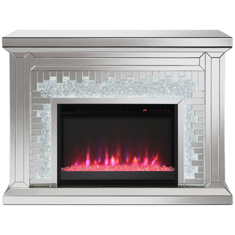 Rectangular Freestanding Fireplace Mirror