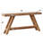 60" Naturally Weathered Reclaimed Solid Wood Console Table-945948026