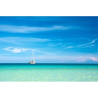Voilier sur l'horizon par Preto_Perola - Photographie sur toile tendue