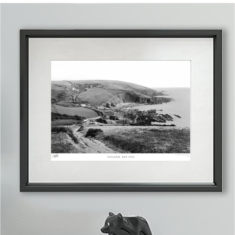 Talland, Bay 1924 by Francis Frith - Single Picture Frame Print, 45cm H x 60cm W x 2.3cm D