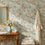 Papier peint décoratif cerisier rose avec oiseaux-4849520