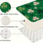 Tapis de cuisine vert antidérapant 2 pièces Green Shamrocks