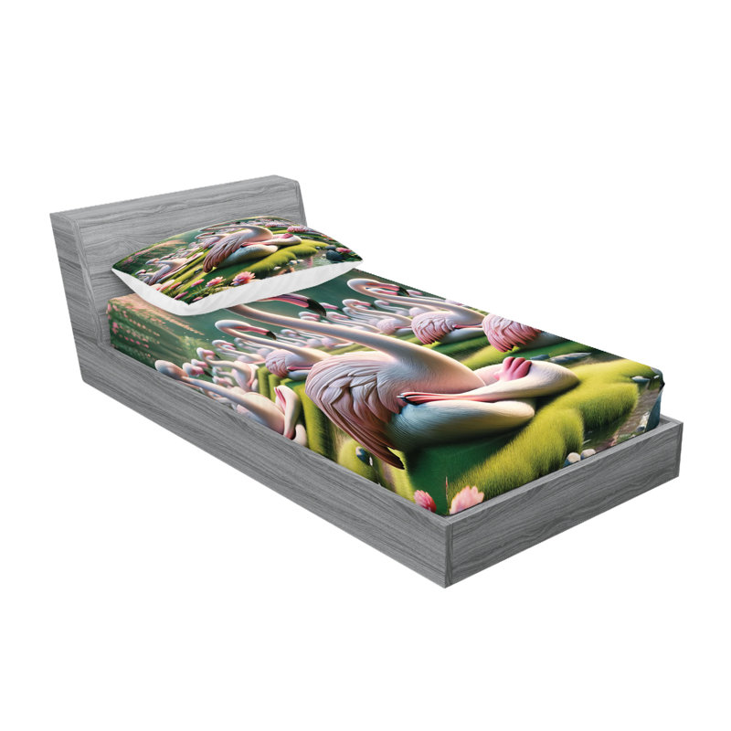 Ensemble de draps Serene Birds, Simple