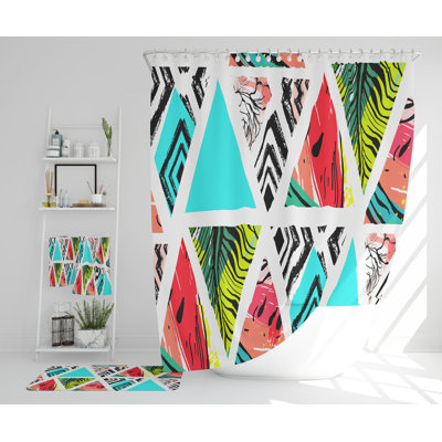 Nelleke Polyester Shower Curtain Set