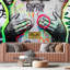 Papier peint amovible graffiti coloré chaud pour le salon de la chambre à coucher-93867667