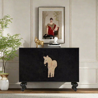 Armoire d'appoint en bois massif durable et solide