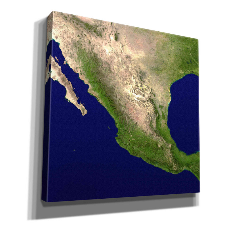 Mexique et Amérique centrale - Photographie sur toile tendue, H 12 po x l 12 po x P 0,75 po