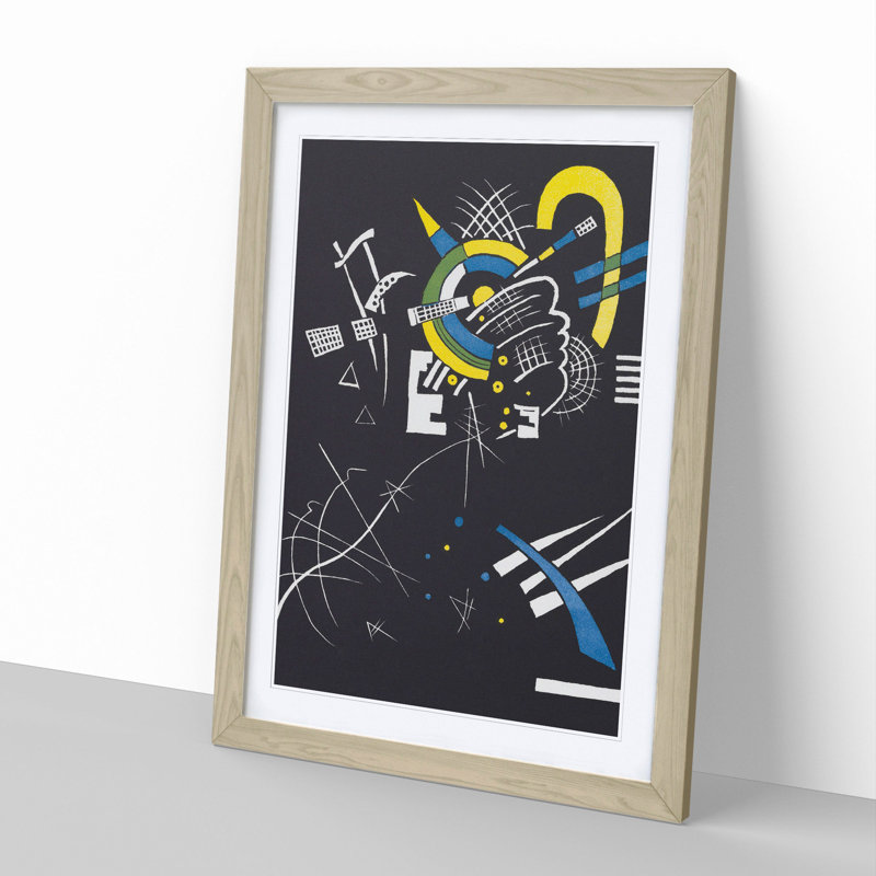 Small Worlds VII by Wassily Kandinsky - Framed Print, Oak Framed, 48cm H x 36cm W x 2cm D